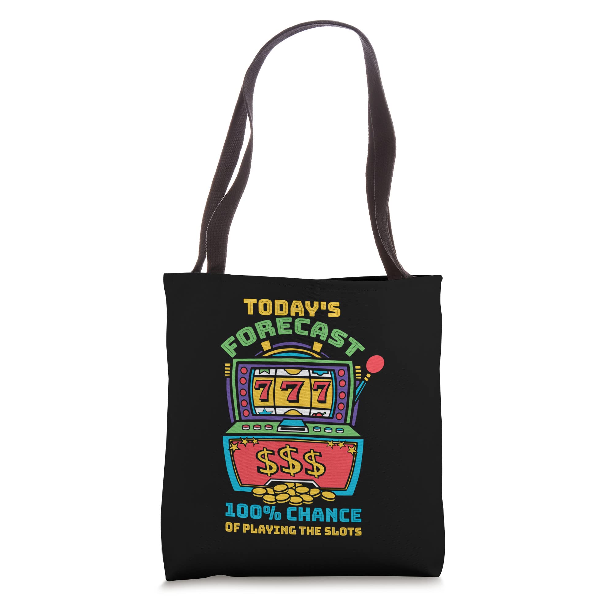 Casino Gambling Slot Machine Gambler Tote Bag