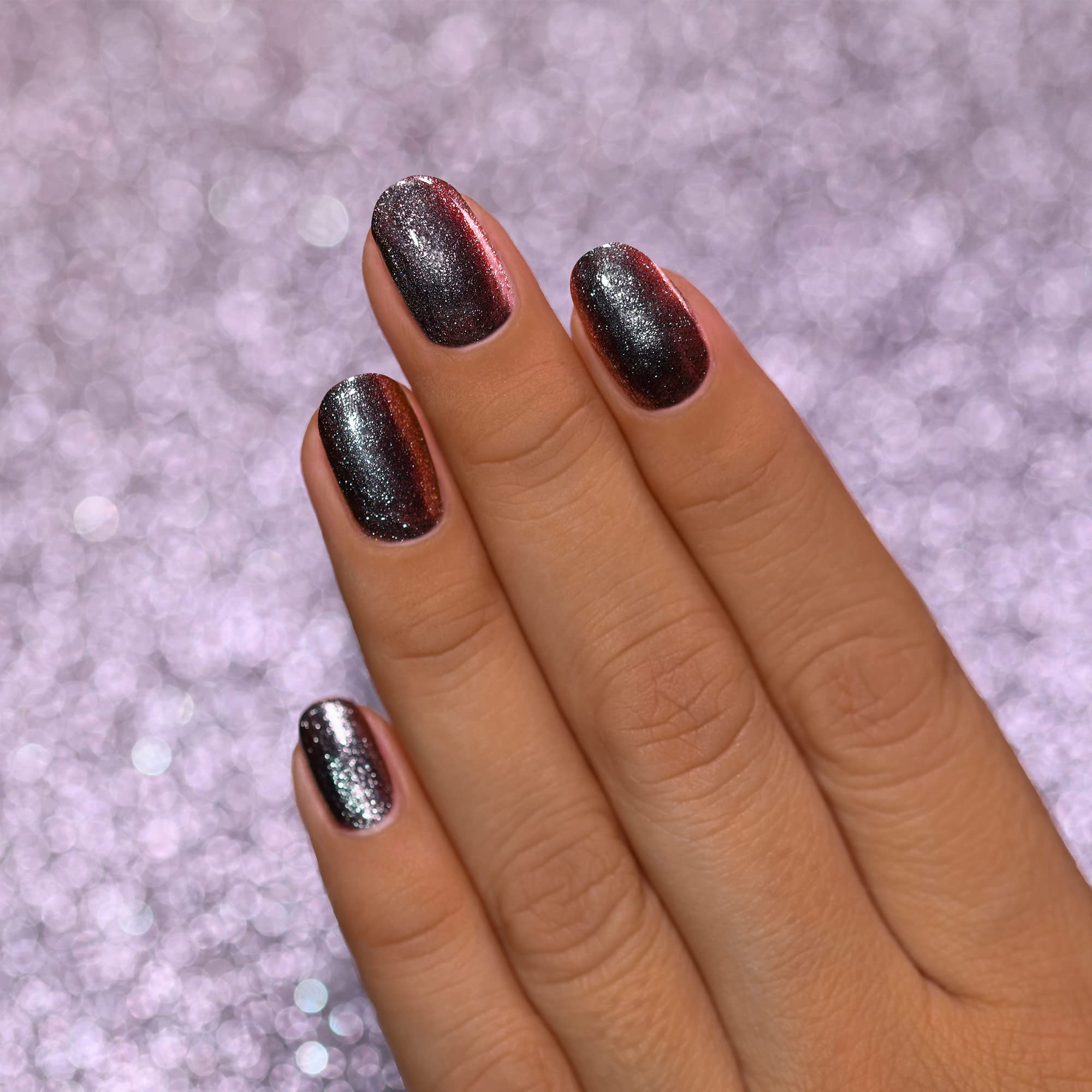 ILNP Grand Entrance - Gunmetal Metallic Duochrome Nail Polish