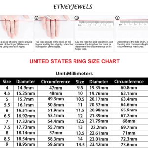 etneyjewels 0.70 TCW Round Cut Solitaire With Accents Bridal Engagement Ring For Women In 10KT Solid Gold In Prong Setting For Wedding Anniversary (Center 0.50 CT, Clarity I1-I2, Color HI,8)