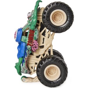 Monster Jam 2021 Spin Master 1:64 Diecast Monster Truck with Wheelie Bar: Bone Yard Trucks Biker Zombie