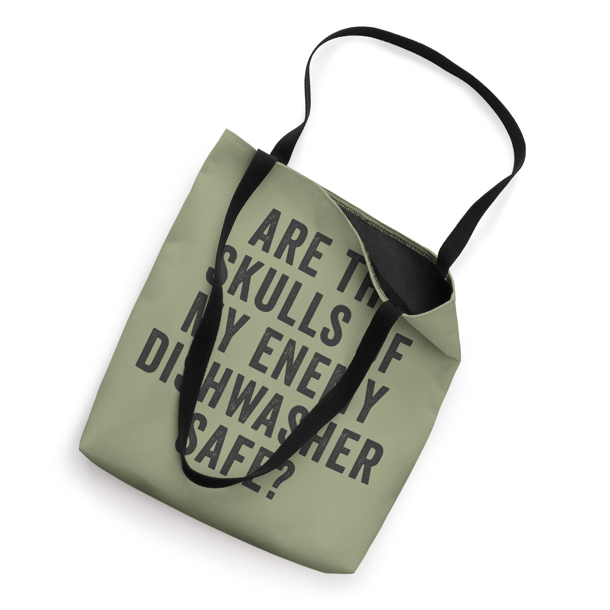 Are the Skulls of My Enemy Dishwasher Safe Viking Drinking Tote Bag