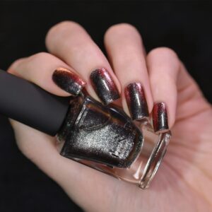 ILNP Grand Entrance - Gunmetal Metallic Duochrome Nail Polish