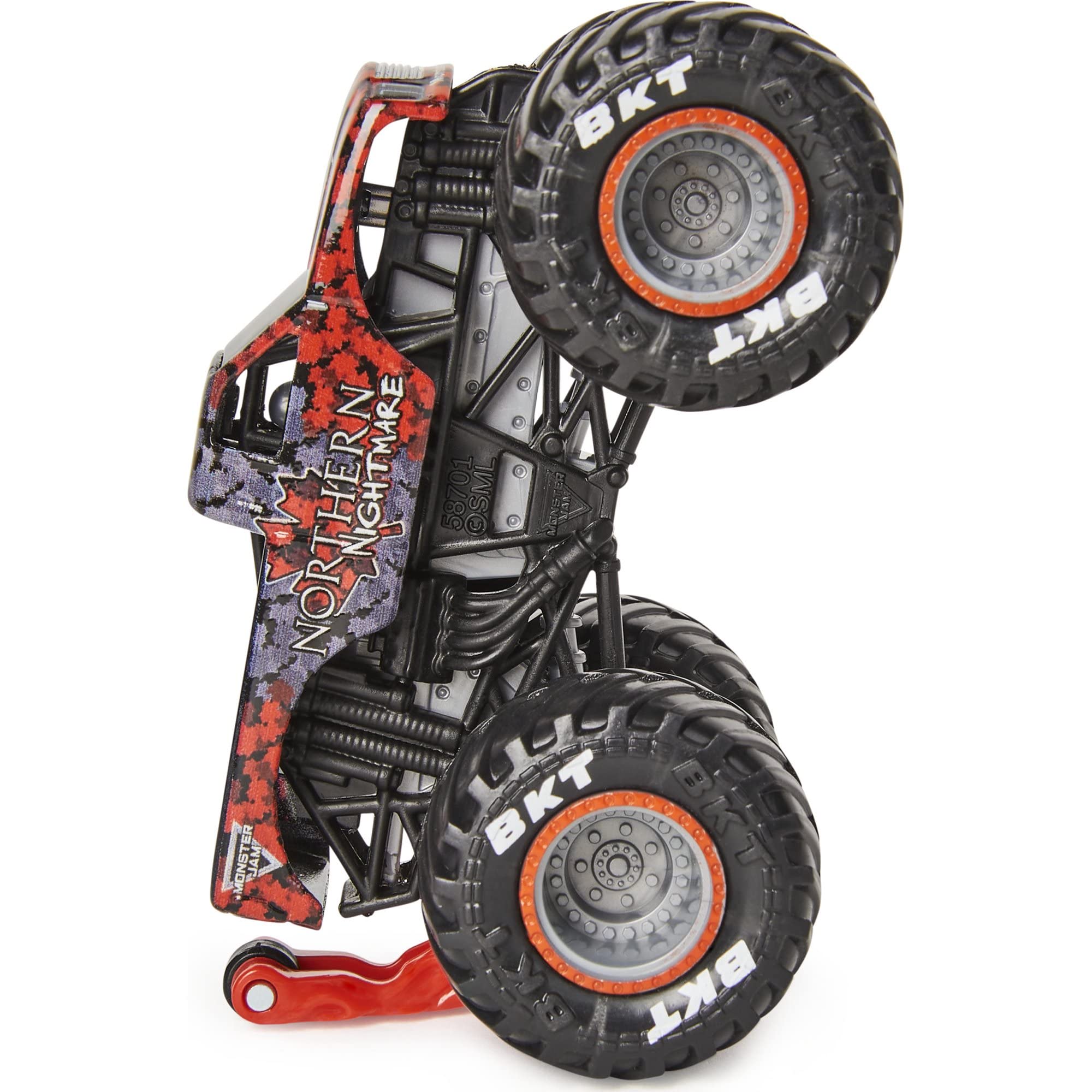 Monster Jam 2021 Spin Master 1:64 Diecast Monster Truck with Wheelie Bar: Legacy Trucks Northern Nightmare