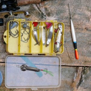 7g Fishing Lures,1Pcs Fishing Lures Tackle Hook Dick Spinner Spoon Pike VIB Wobble Tackle Hook