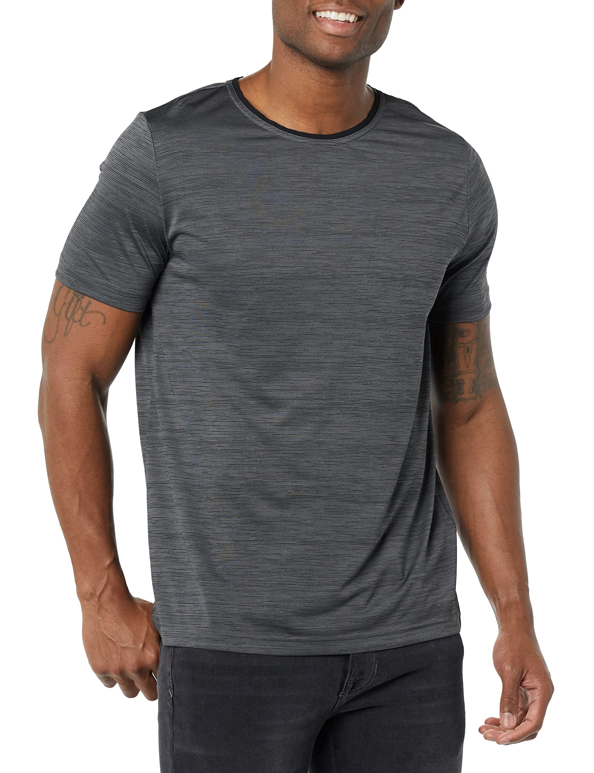 Oakley Men's Gravity Range Tee, Blackout Heather, Large