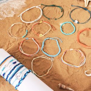 choice of all String Bracelet for Women Summer Wave Bracelet Set for Teen Girls Boho Summer Bracelet Mens Beach Bracelet Sets