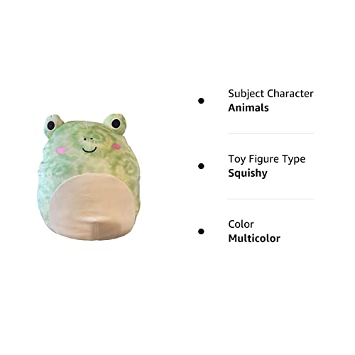 Squishmallows Official Kellytoy 16 Inch Soft Plush Squishy Toy Animals (Wendy Tie Dye Frog (5 Year Anniversary))