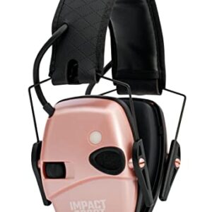 HOWARD LEIGHT Honeywell Ademco Howard Leight Impact Sport Bluetooth Metallic Rose Gold, Youth/Adult Small (R-02544)