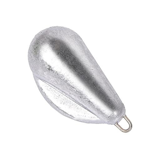 LINFFSTR 5Pcs Fishing Lead Sinkers with Fin Sea Fishing Weights with Weight Scale Fishing Drop Sinkers Carp Fishing Tackle Fish Casting Tool 60g 80g 100g 120g 150g 200g 250g 300g (Size : 300g)