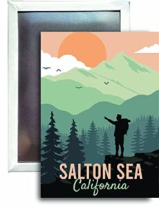 r and r imports salton sea california refrigerator magnet 2.5"x3.5" approximately hike destination