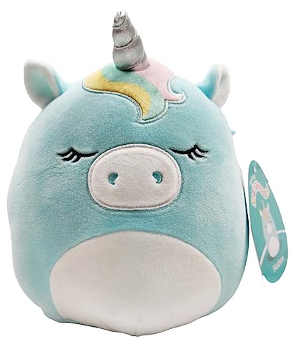 Squishmallows Official Kellytoy Plush 8 Inch Squishy Soft Plush Toy Animals (Hudson Unicorn)