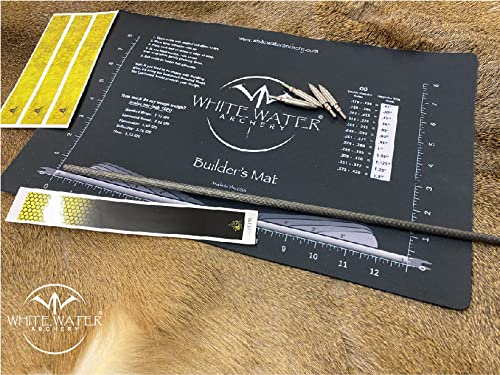 White Water Archery Builder’s Mat Arrow Wrap Installation Fletching Pad