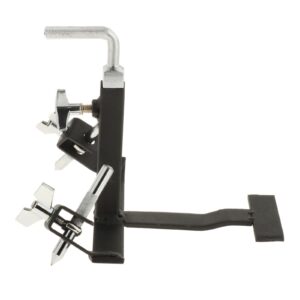 B Baosity Drum Cymbal Stand Pedals Cowbell Attach Percussion Adjustable for Concert