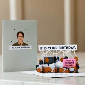 Lovepop Happy Birthday Pop-Up Card for Her and Him - 3D The Office Birthday Greeting Cards for Boys, Girls, Men, Women - Your Birthday - 5" x 7" Dwight Schrute - Blank Note Card & Envelope Included