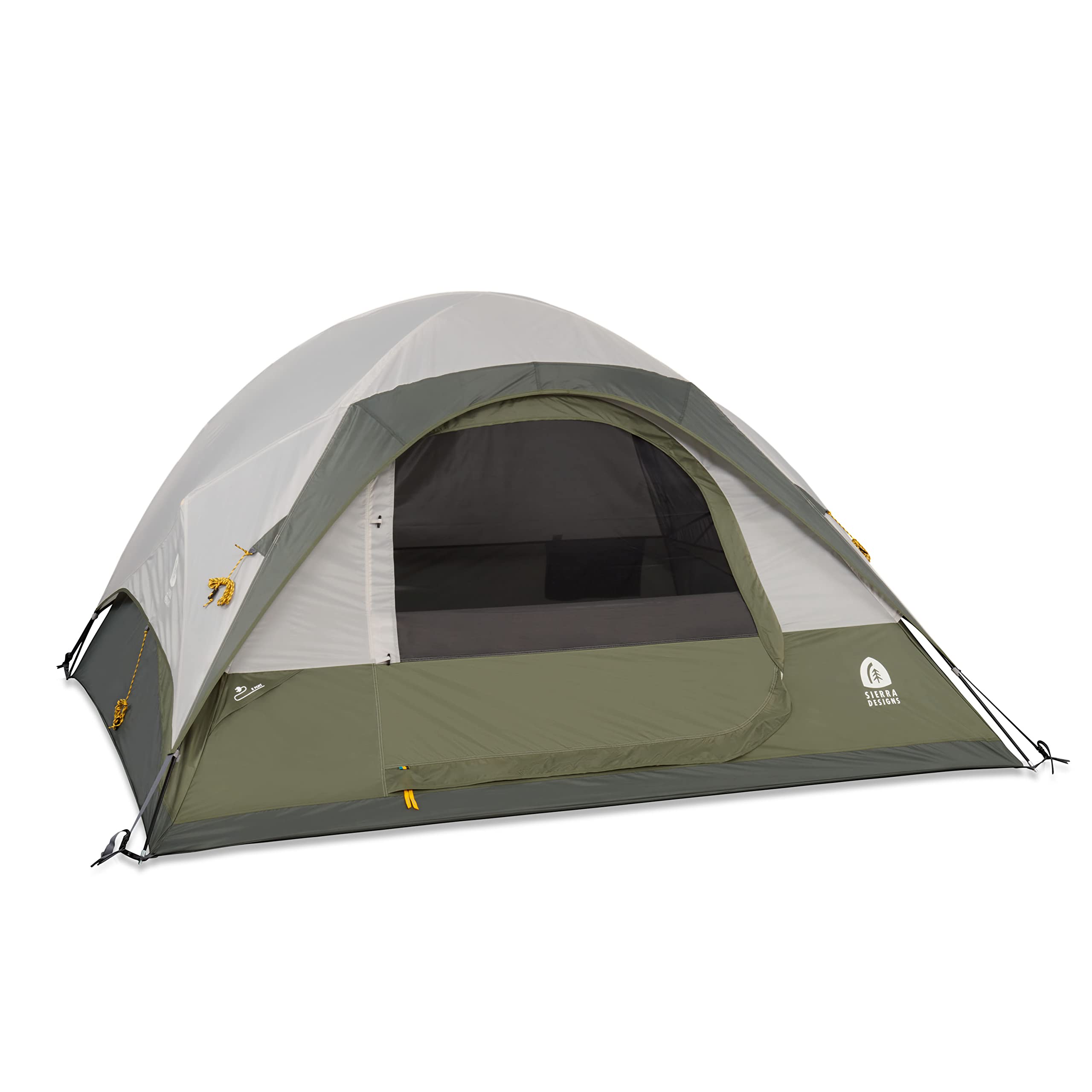 Sierra Designs Fern Canyon 4 Person Tent for Camping - Easy Setup – Includes a Waterproof Removable Rain Fly Ready for Any Conditions - Included Burrito Bag for Quick and Easy Storage…