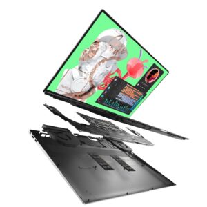 Dell Newest XPS 15 9510 Elite Laptop, 15.6" FHD+ 500 Nits Display, Intel i7-11800H, RTX 3050Ti, 32GB RAM, 1TB SSD, IR Webcam, Backlit Keyboard, Fingerprint Reader, WiFi 6, Thunderbolt 4, Win 11 Home