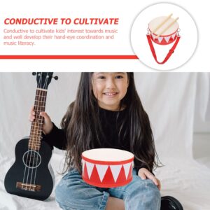 Music Toys 1 Set of Children Snare Drum Percussion Instrument Music Drum Toy for Kids Shaman Drum