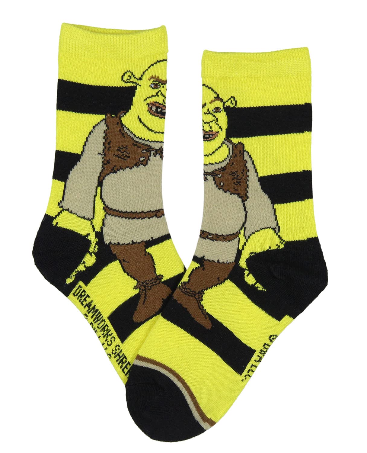 DreamWorks Shrek Boys' Socks Donkey And Shrek 2 Pairs Kids Athletic Crew Socks