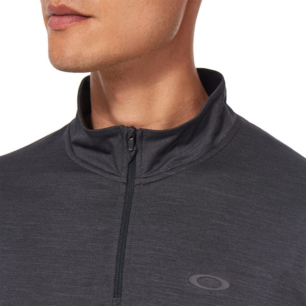 Oakley Men's Gravity Range Quarter-Zip Sweatshirt, Black, XS