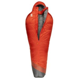 Sierra Designs Mobile Mummy 15 Degree Sleeping Bag for Backpacking or Camping. Lightweight, Comfortable and Warm Down Sleeping Bag with 800 Fill Power DriDown. Includes a Stuff Sack & Storage Bag