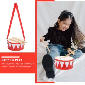 Music Toys 1 Set of Children Snare Drum Percussion Instrument Music Drum Toy for Kids Shaman Drum