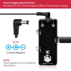 EX Signal Line Select A/B Box Passive Circuit EAB-BOX, A/B switchable signal select pedal