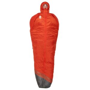 Sierra Designs Mobile Mummy 15 Degree Sleeping Bag for Backpacking or Camping. Lightweight, Comfortable and Warm Down Sleeping Bag with 800 Fill Power DriDown. Includes a Stuff Sack & Storage Bag