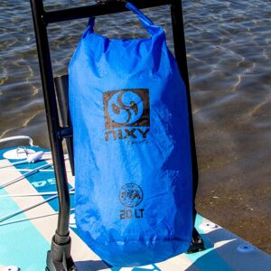 NIXY Waterproof Dry Bag Dry Sack Ultralight 5L/10L/20L, Keep Gear Dry for Paddle boarding, Kayaking, Backpacking, Camping, Boating, Swimming, Outdoors-Roll Top Ripstop Nylon (Blue, 20L)