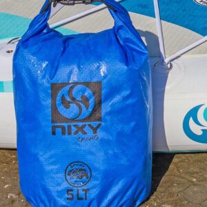 NIXY Waterproof Dry Bag Dry Sack Ultralight 5L/10L/20L, Keep Gear Dry for Paddle boarding, Kayaking, Backpacking, Camping, Boating, Swimming, Outdoors-Roll Top Ripstop Nylon (Blue, 20L)