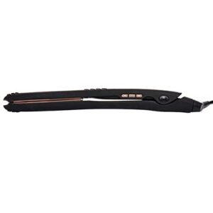 n:p Beautiful Flat Iron Vibrating Hair Straightener Technology Titanium Soft Cool Touch NO-Slip Grip