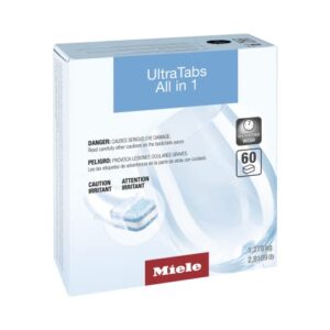 Miele UltraTab All in 1 Dishwasher Tablets - 60 count