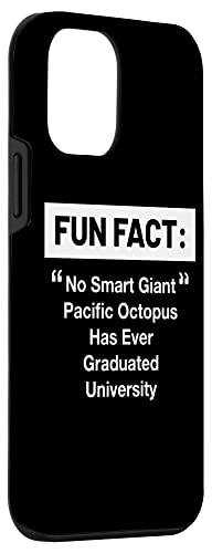 iPhone 12 mini No Giant Octopus Graduated Uni Funny Animal Pun Humor Case