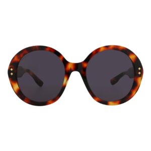 Gucci Oversized Round Sunglasses – Luxury Designer Eyewear with Havana Acetate Frames – Statement Round Shape with High-Quality Lenses – Exclusive Fashion Accessory with UV Protection