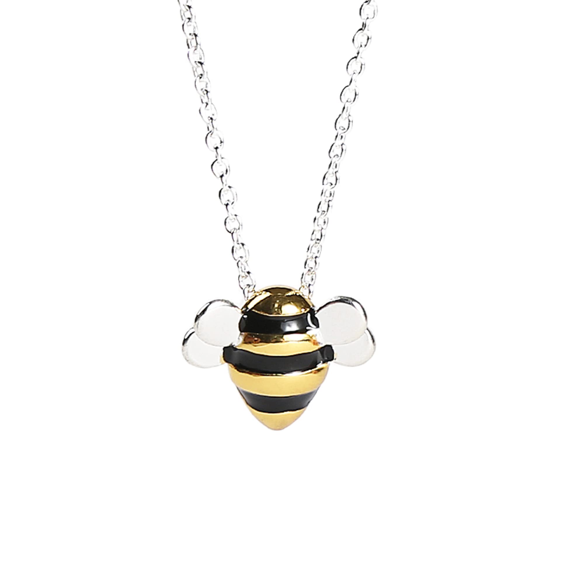 Bonnerish Honey Bee Necklaces for Women love Bee Charm Pendant Necklace Gift for Women Teen Girls