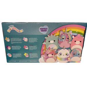 Official KellyToy Squishmallow 5 inch Boxed Set of 6 Squishmallows (Fantasy Squad Boxed 6 Pack)