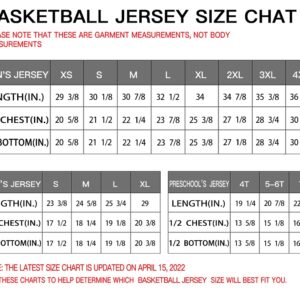 BaiLiLai Personalize Your Own Reversible Basketball Jersey Uniform Custom Name and Number for Men/Women/Youth, Blue &White