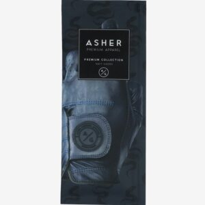 Asher Men's Premium Navy Sueded Golf Glove - XXL (goes on Left Hand)