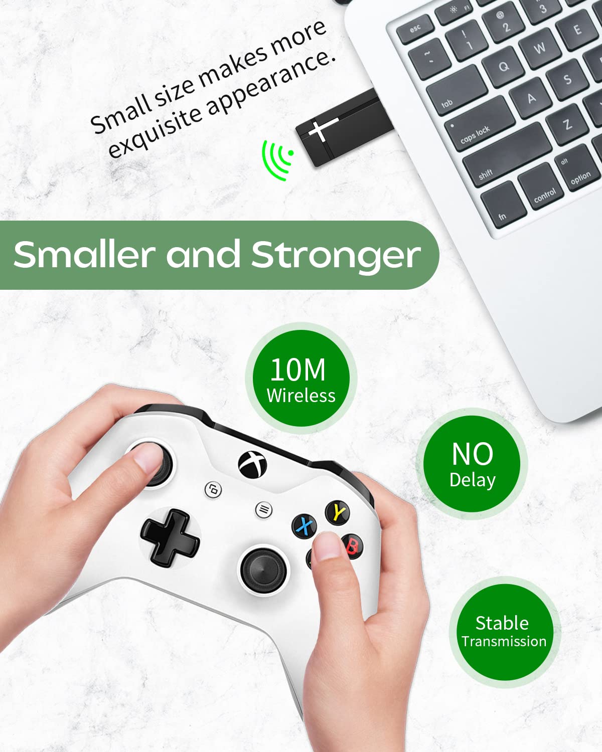 AOLION Controller Adapter Compatible with Xbox One Controller, Elite Series, Xbox One X, Xbox One S Controller