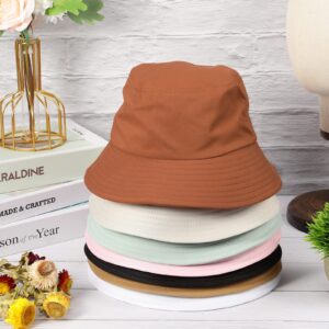 12 Pack Bucket Hat Bulk for Women Men Multicolor Sun Hat Packable Fishing Hats Travel Hat Summer Bucket Hat