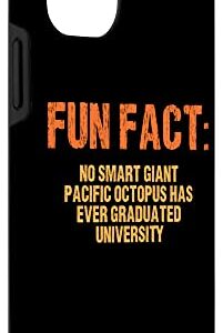 iPhone 12/12 Pro No Giant Octopus Graduated Uni Funny Animal Pun Humor Case