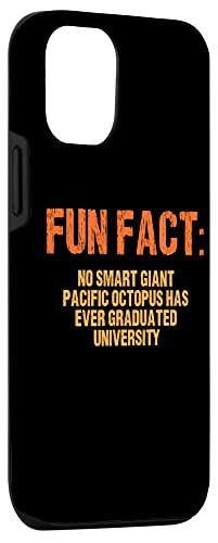 iPhone 12/12 Pro No Giant Octopus Graduated Uni Funny Animal Pun Humor Case