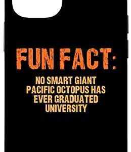 iPhone 12/12 Pro No Giant Octopus Graduated Uni Funny Animal Pun Humor Case