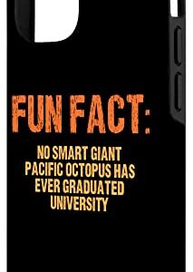 iPhone 12/12 Pro No Giant Octopus Graduated Uni Funny Animal Pun Humor Case