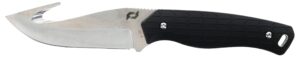 schrade delta class exertion gut hook fixed blade 8.5in with 4in aus-10 steel blade and non-slip grip for hunting