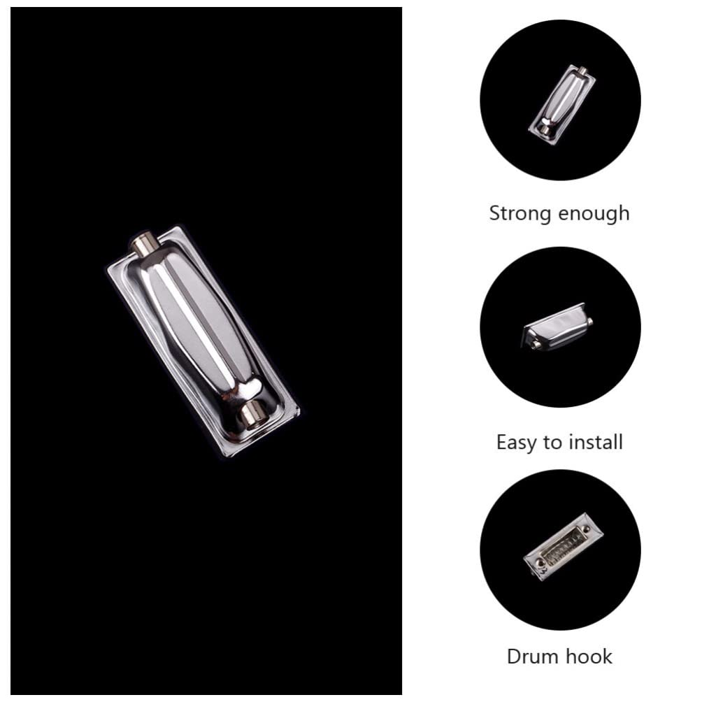 10 Pcs Drum Ear Metal Drum Hook Drum Hooks Snare Drum Lug Iron Lug Drum Connector Double-end Lug Metal Drum Lug Dual-end Lugs