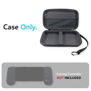 TUDIA Hard Case Compatible with Backbone One Gaming Controller, Protective Travel Portable Storage EVA Case with Mesh Pocket & Wrist Strap