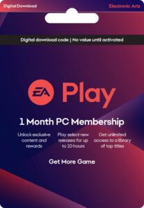 ea play membership - 1 month – pc origin [online game code]