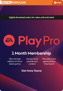 ea play pro membership - 1 month – pc origin [online game code]