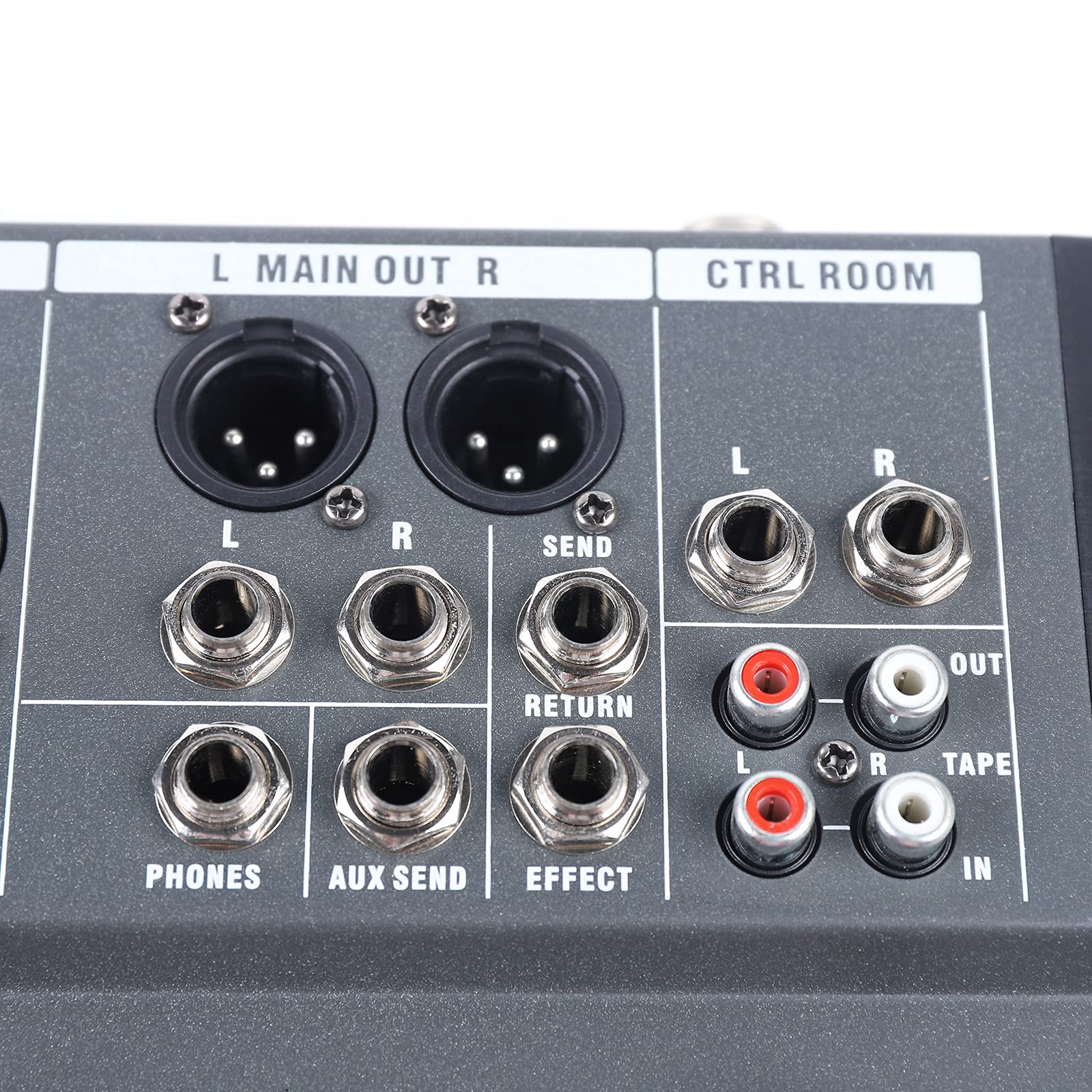 Pro 12 Channels Live Audio Mixer Bluetooth USB DJ Sound Mixing Console with 3 Stage Equalization Regulate 6 Modes Of Music for Family Ktv,Campus Speech,Meeting Etc