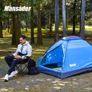 Small 2 Person Camping Dome Tent Waterproof Tents for Camping Portable Tent for Backpacking Hiking Mountaineering - Easy Setup